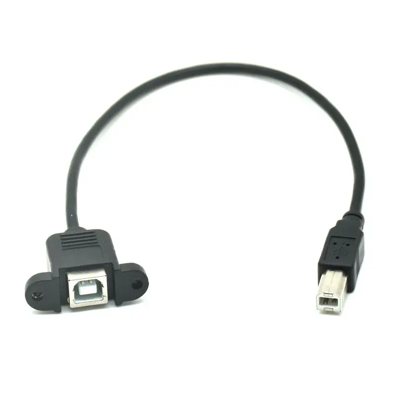 USB2.0 A Male to USB B Male Type B BM Right Left Angle Printer scanner 90 degree cable 30cm 50cm 100cm BM Angled extension Cable