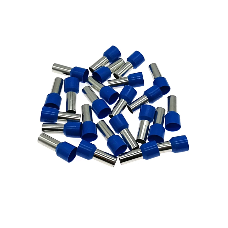 10/50pcs Tube Insutated Crimp Terminal Electrical Wire Connector Ferrule E25-16 Crimping Terminals Connector Cable VE 4AWG 25mm2