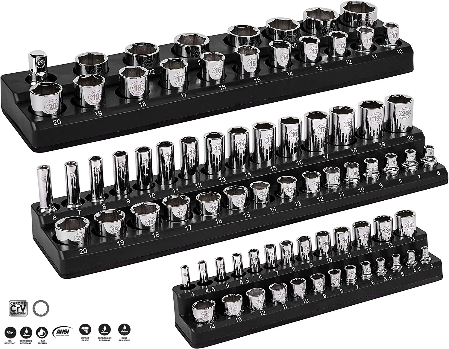 

Extension Bar Socket Wrench Set 6 Point Extended Socket Hexagonal Jackhammer Socket Electric Multifunctional Car Repair Tool Set