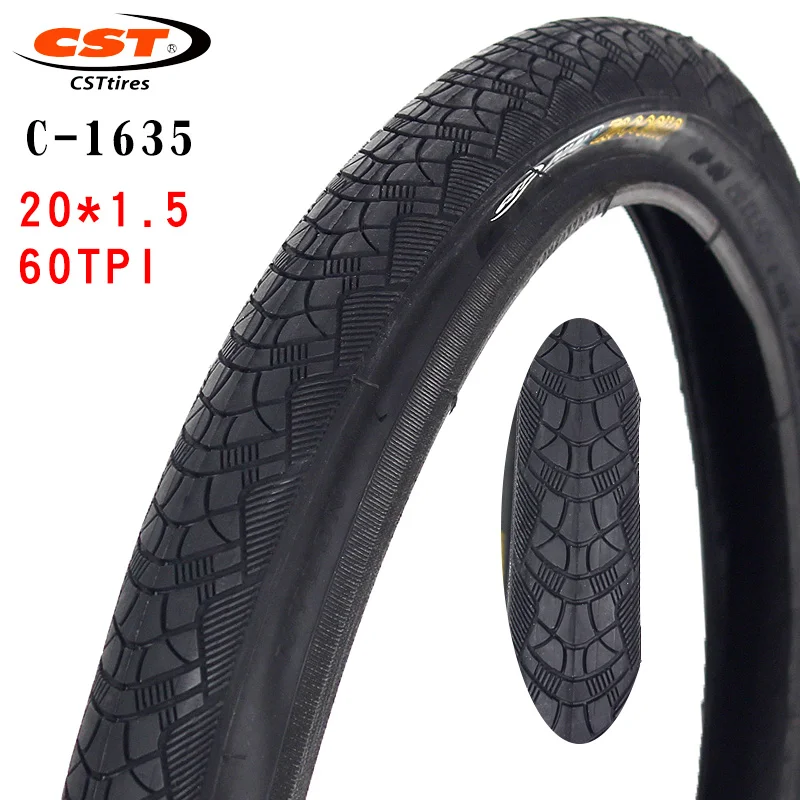 CST C1635 Zeppelin 20inch 20* 1.5 1.75 Folding Bike Tire 40-406 47-406  folding car tire small wheel diameter BMX bicycle tire