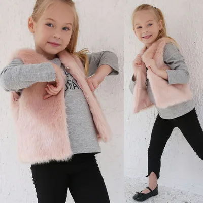 Top brand Shipping Fashion Free Faux Fur Vest MT0946  high quality