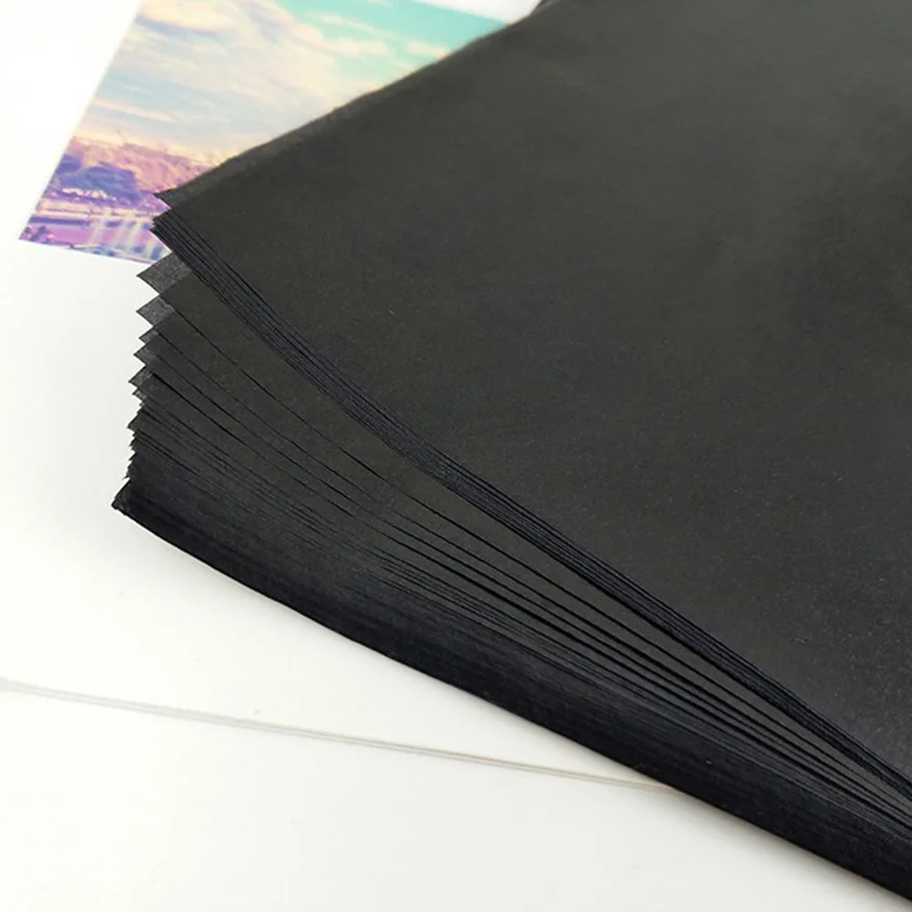 25 Pcs Carbon Paper Double Sided Carbon Paper Transfer Copy Sheets Stationery Paper Finance Copy Paper Office School Supplies