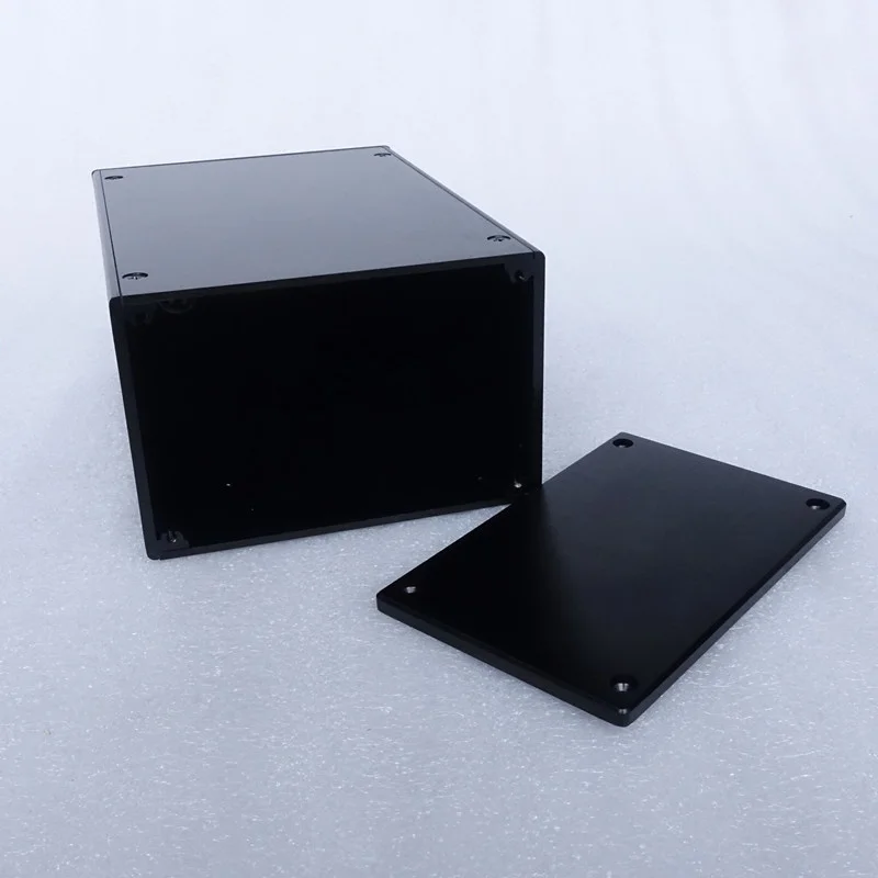 BRZHIFI-caja de aluminio personalizada BZ1409P de alta calidad para chasis de fuente de alimentación, carcasa de Metal Industrial, caja de instrumentos DIY