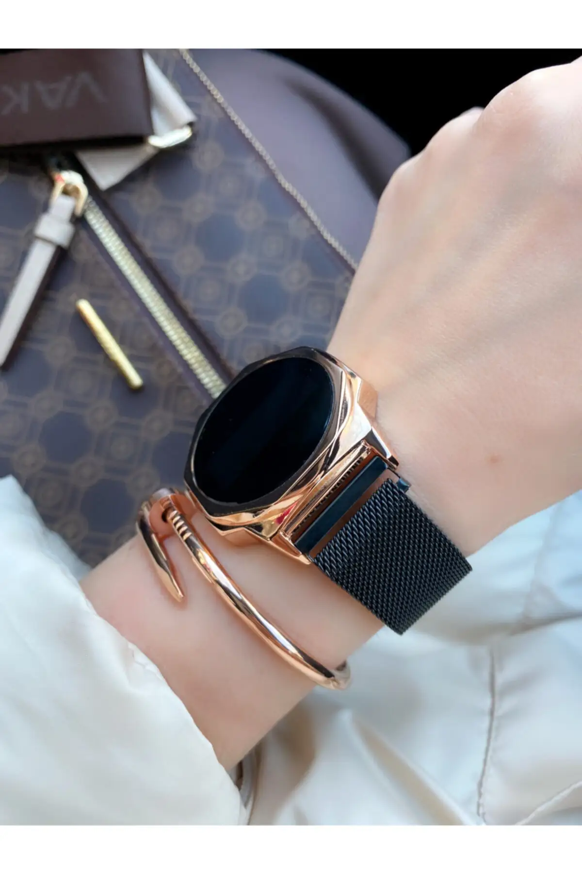 Unısex Steel Digital Touch Screen Wrist watch