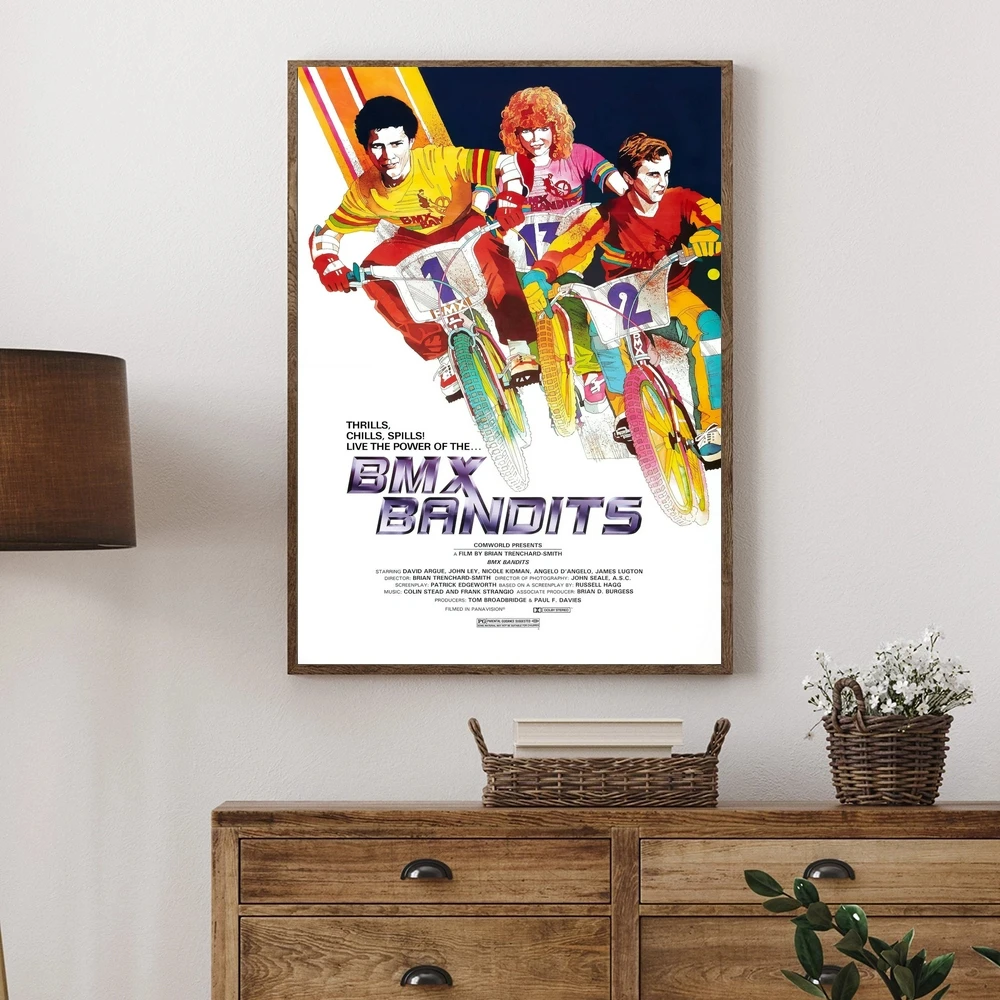 BMX Bandits Movie Poster Canvas Print Home Wall Painting Decoration (No Frame)