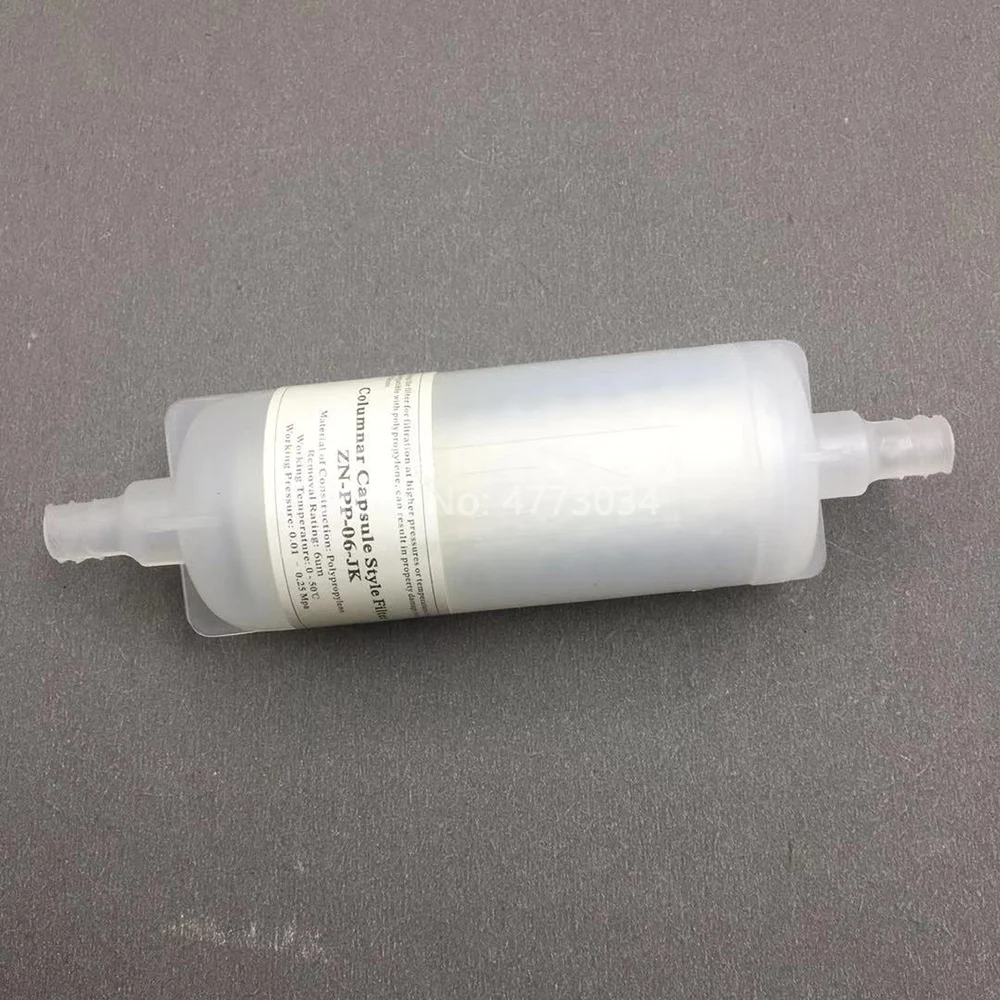 4PCS Original Columnar capsule style filter ZN-PP-06-JK 6um for Infiniti FY-3206B Phaeton Iconteck Spt 510 head solvent printer