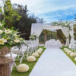 Décoration de tapis de mariage blanc, tapis d'allée, fête de festival, événements, extérieur, intérieur, couloir, tapis de sol