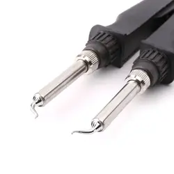 2024 New 902 ESD SMD Double Soldering Iron Tweezer Handle Clip Heating Plier Soldering Station Accessories