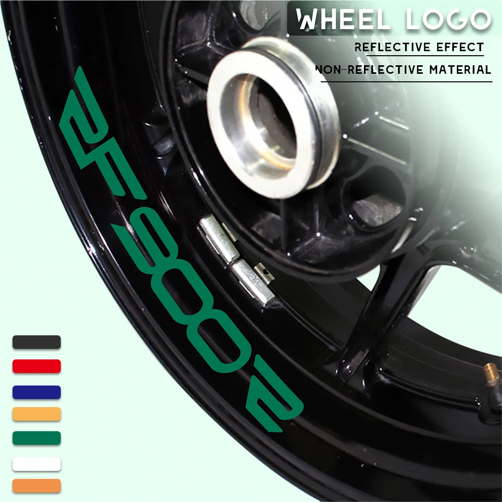 New Motorcycle Modified Wheel Sticker Waterproof Reflective Wheel Decal Color Wheel Side Strip for SUZUKI RF900R