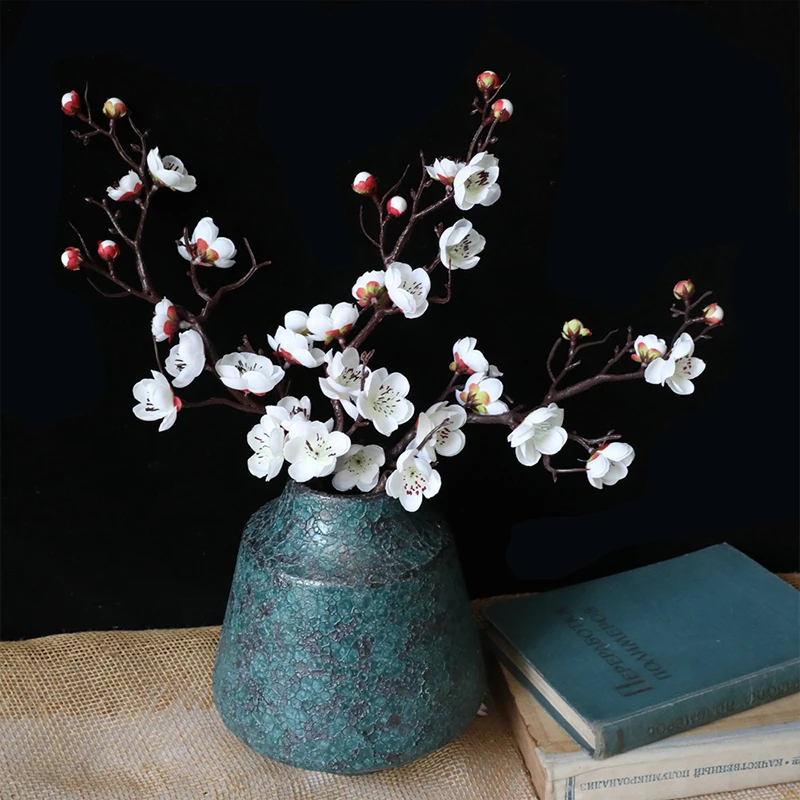 

Artificial Cherry Plum Blossom, Peach Branch, High Quality Wax, Wedding and Home Decoration