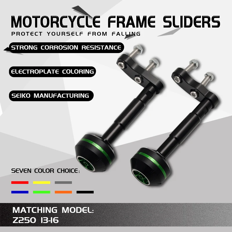 

Frame Slider Crash Protector For NINJA250 NINJA 250 Z250 Z 250 2013-2016 2014 2015 13 14 15 16 Motorcycle Accessories Falling Pr