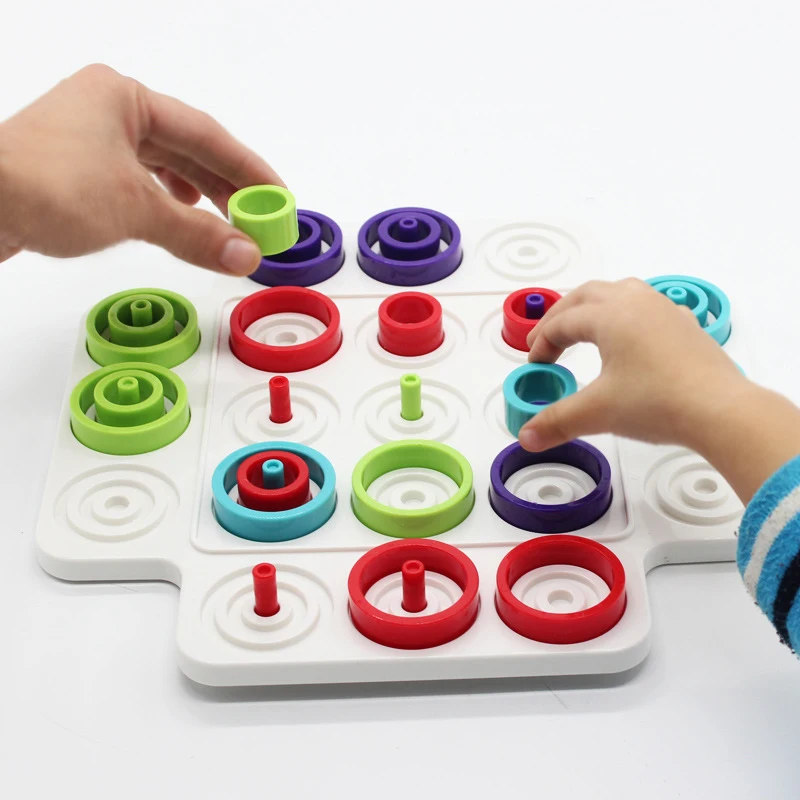 Kid Strategy Game Toy Ferrule Parent-Child Interaction Leisure Board Game Logical Thinking Training Puzzle Game Toy For Children