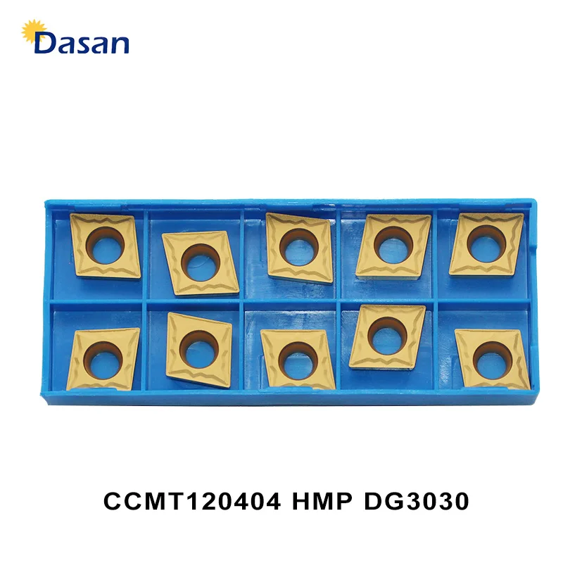 CCMT120404 HMP CCGT09T304 DG3030 عالية الجودة كربيد إدراج CCMT120408 لوحة داخلية تحول أداة للصلب