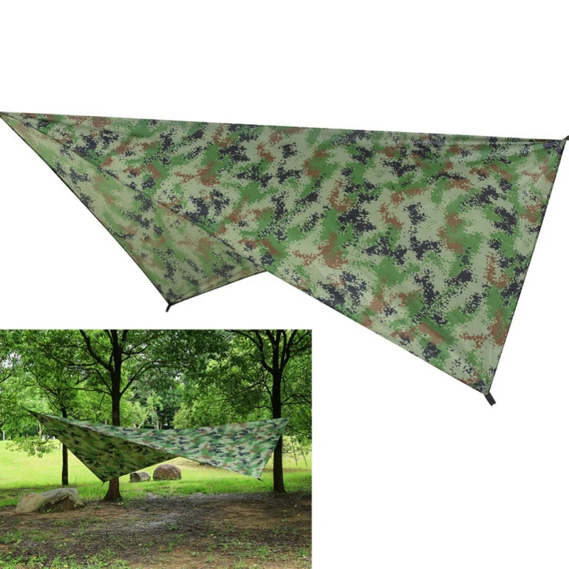 Outdoor Camping Garden Sun Awning Canopy Hammock Awning Sun Shelter Beach Rain Fly Tarp Waterproof Tent n