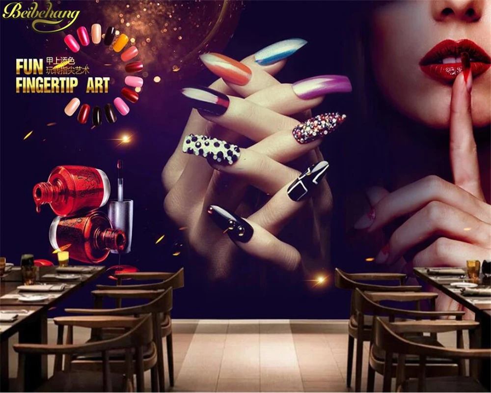 beibehang 3d custom wallpaper mural retro makeup manicure tooling background wall papers home decor papel de pared 3d wallpaper