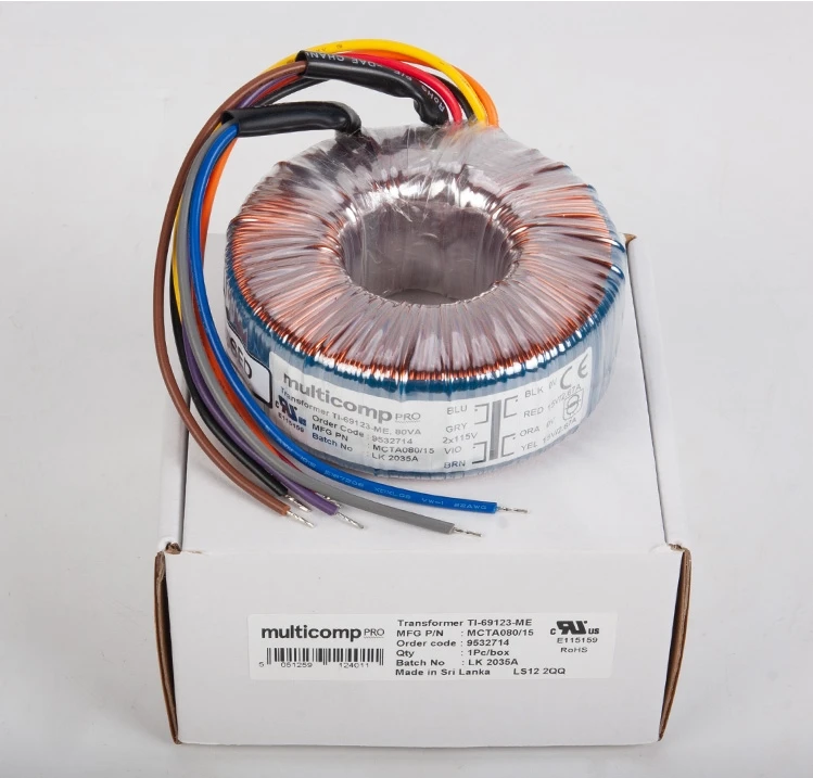 

80VA dual 15V NORATEL porcupine 80W new original imported toroidal transformer for audio