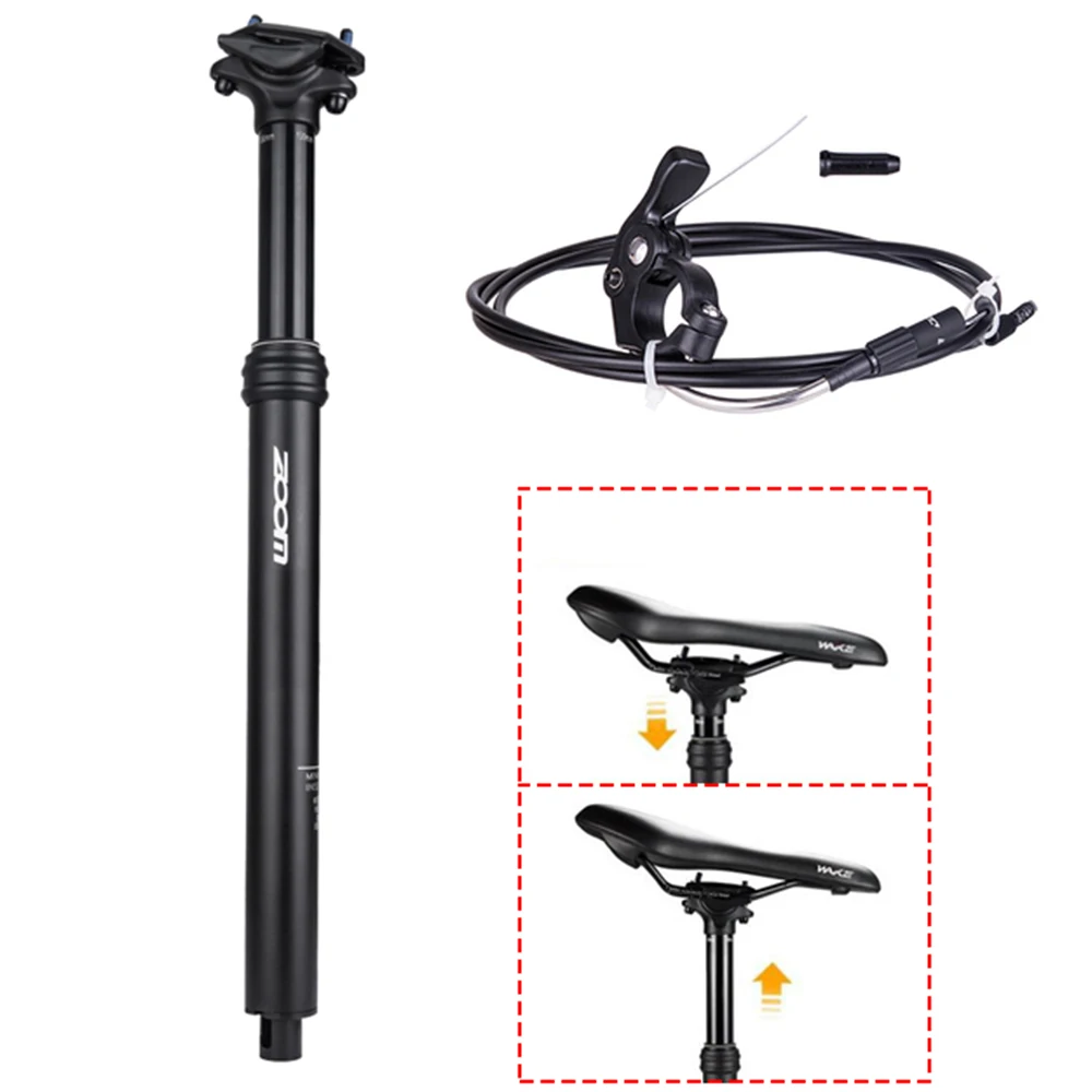 Seatpost Internal Cable Routing Dropper 27.2 28.6 30.4 30.9 31.6 33.9 34.9 MTB Bike Height Adjustable Wire Remote Control Lever