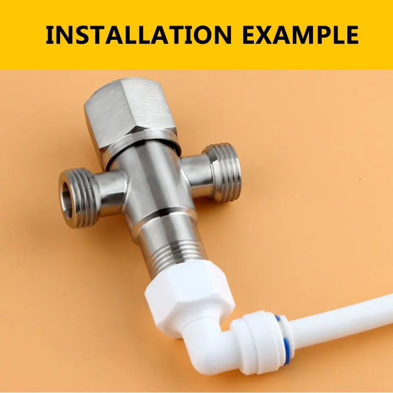 Rosca interna de 1/2 "para tubo de 1/4", conector de cotovelo com anel de silicone, 43n, conexão rápida branca, encaixe para água