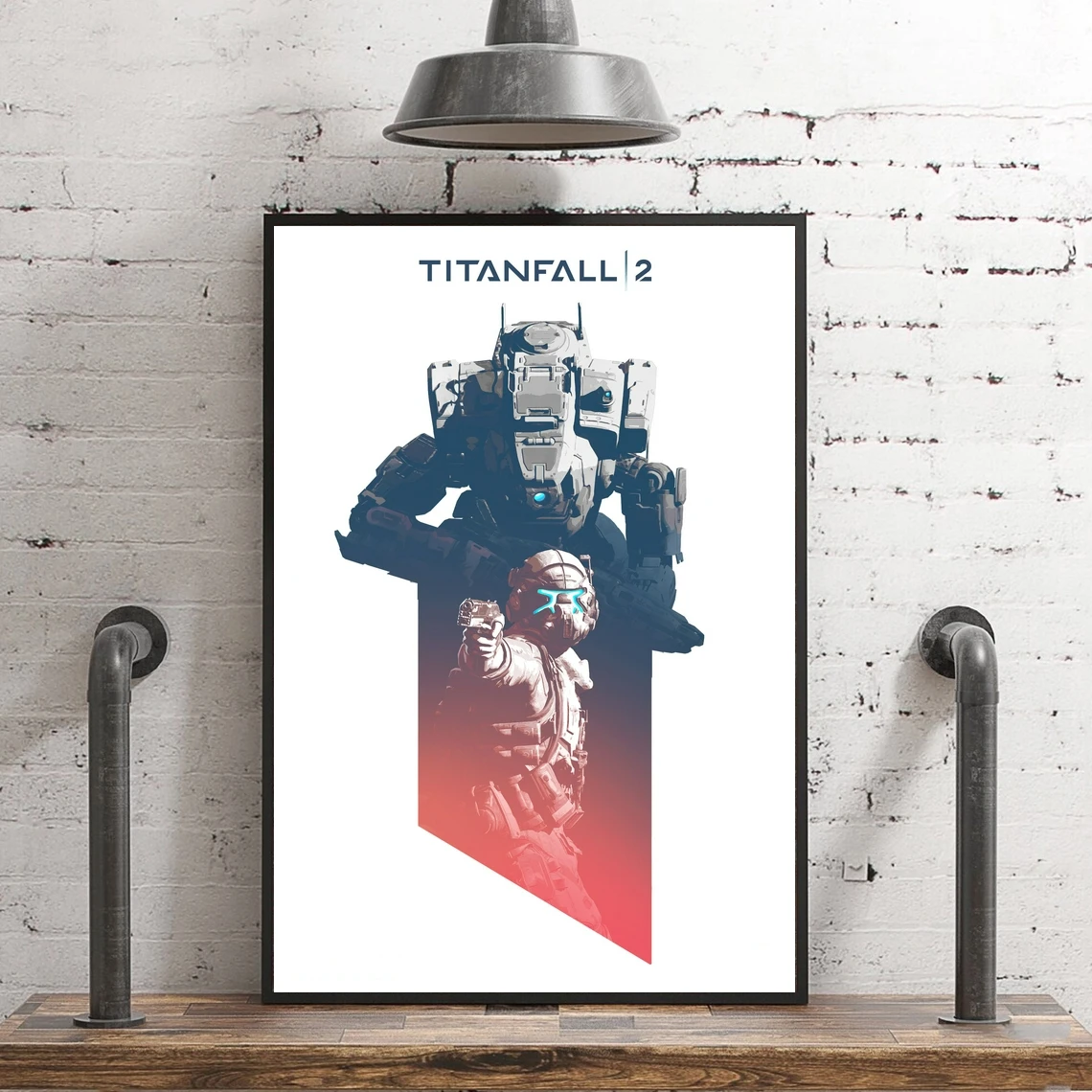 Titanfall 2 Video Game Poster PC,PS4,Exclusive Role-playing RPG Game Canvas Custom Poster Alternative Artwork Gift