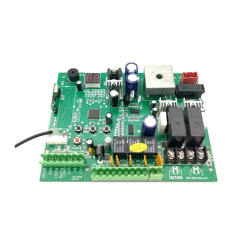 Universal 110/220V Pull Arm Door Machine 24VDC Electric Swing Gate Opener Control Board Automatic Gate Door Controller PCB Panel