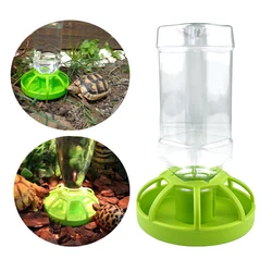 Reptiles Water Drinking Feeder Bowl DIsh Bottle For Lizard Turtle Chameleon Pet  GlassTank