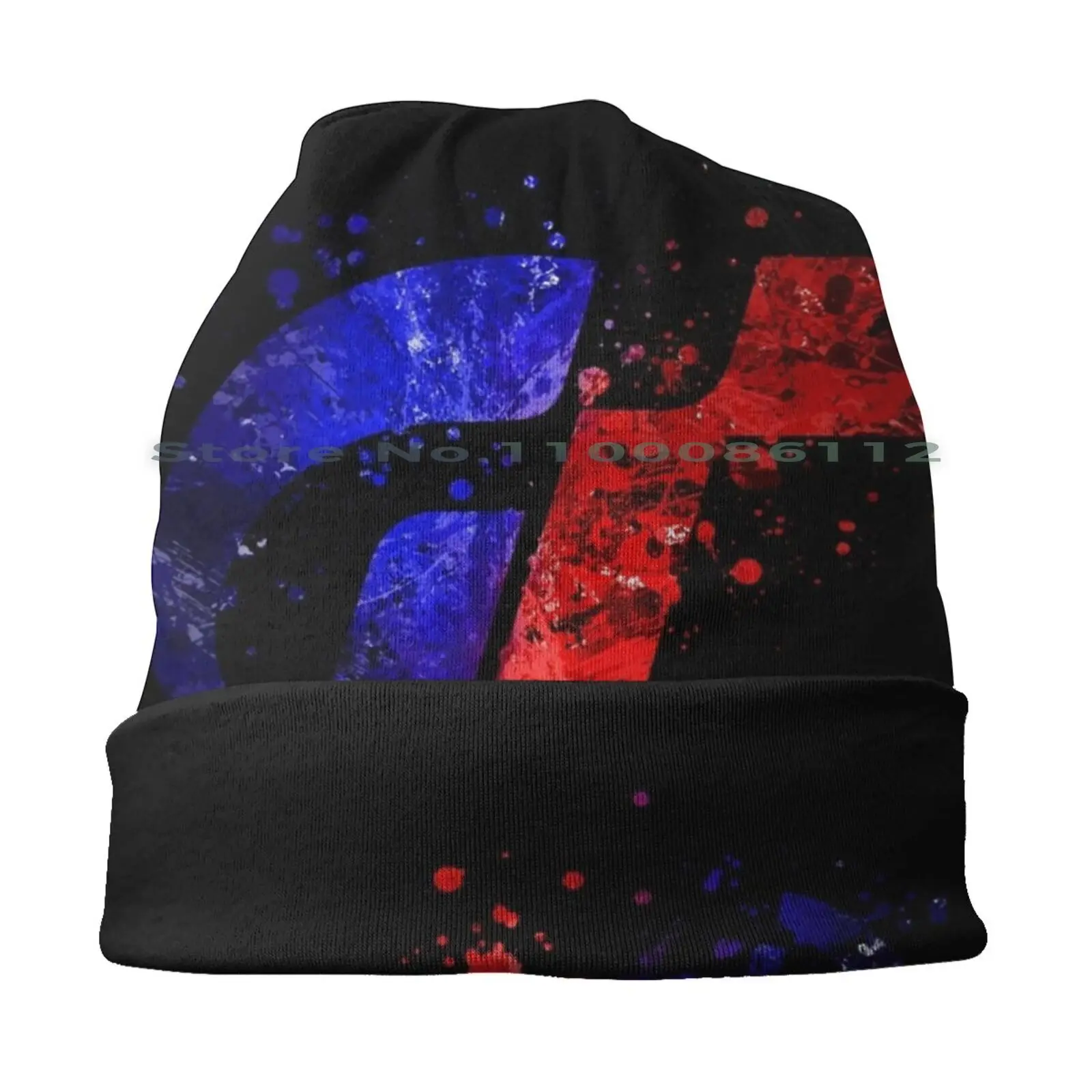 Gran Turismo - Splatter Bucket Hat Sun Cap Gran Turismo Cars Racing Blue Splatter Black Symbol Logo Grunge Distressed Series