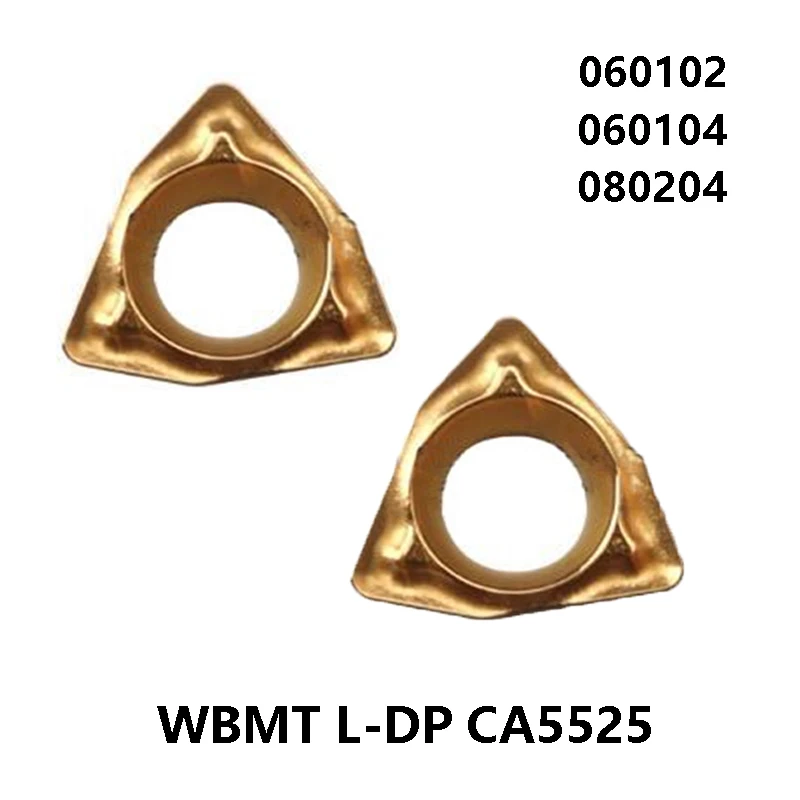 

Original WBMT WBMT060102 WBMT060104 WBMT080204 L-DP CA5525 WBMT 060102 060104 080204 100% CNC Carbide Inserts Lathe Cutter