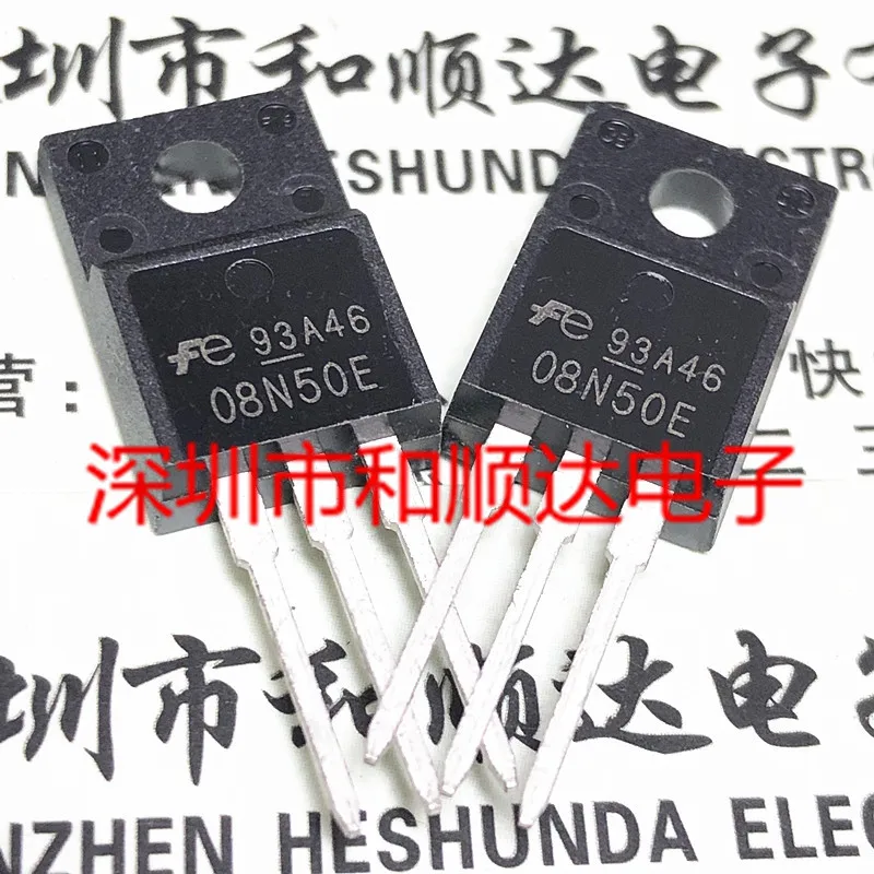 10PCS   FMV08N50E 08N50E TO-220F 500V 8A