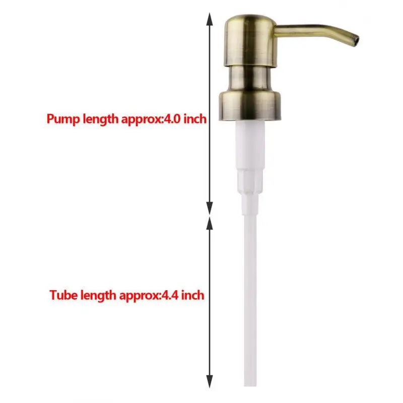 Metal Pump Head Preventing Leakage Placing Lotion Dish Washing Jar Tube Sealing Gasket Lid Cap Liquid Soap Dispenser New