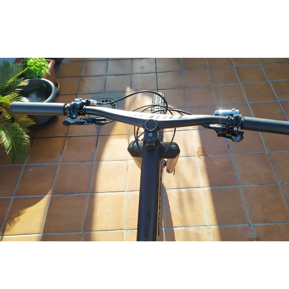 TRIFOX MTB Integrierter Lenker Kohlefaser Einförmiger Riser-Lenkervorbau 40/50/60/70 mm Fahrradteile