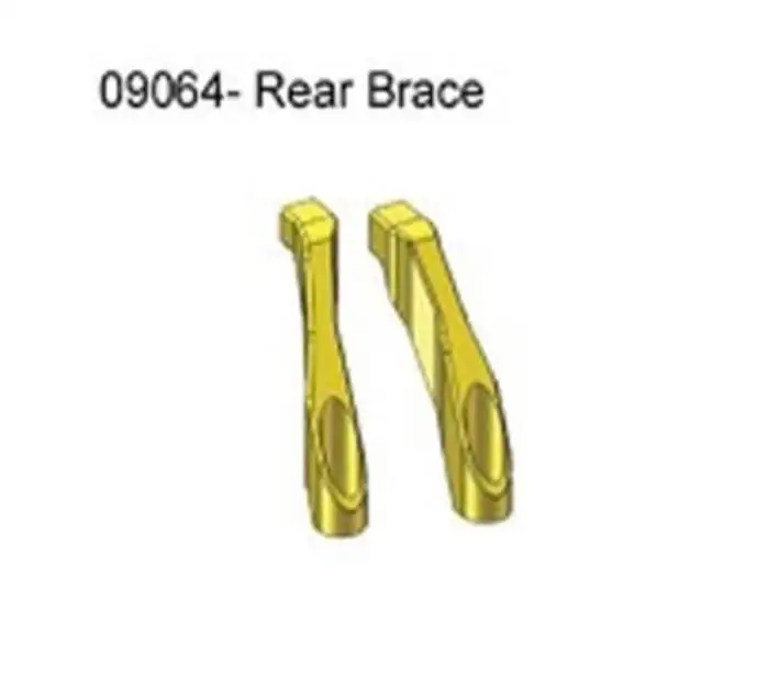 

Hsp Alloy Upgrade Parts 710006 Rear Axle Mount 710008 Servo for 1/5 RC Cars