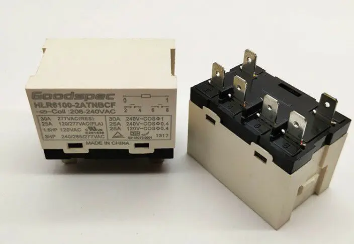 

New relay HLR6100-2ATNBCF 208-240VAC HLR6100-2ATUBCF 208-240VAC HLR6100-2ATNBCF-208-240VAC HLR6100 2ATNBCF 208 240VAC 6PIN