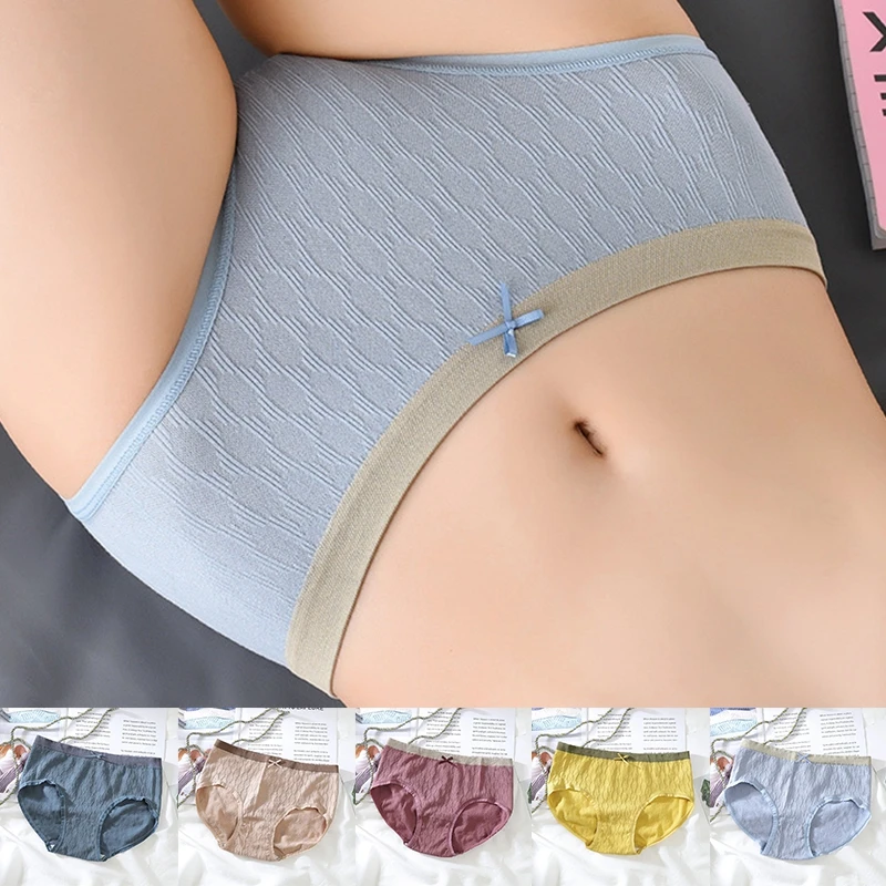 

New Women's Comfortable and Breathable Cotton Underwear Panties Ladies Bow Briefs Briefs Sexy Panties Women