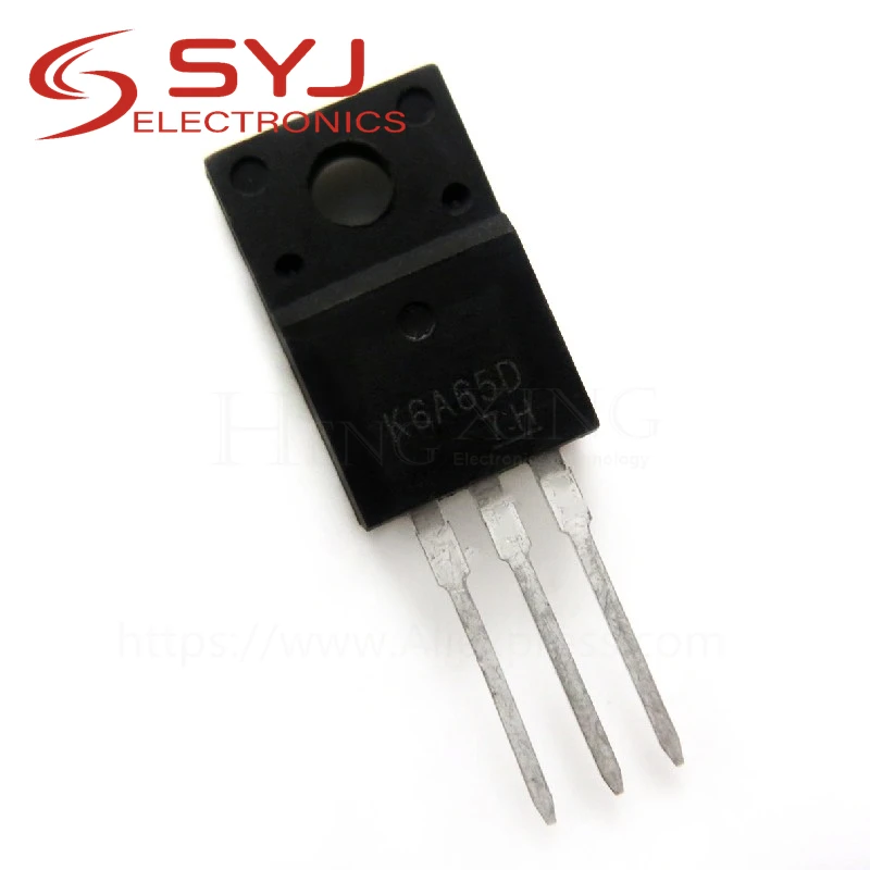 

5pcs/lot K6A65D TK6A65D TO-220F 650V 6A In Stock