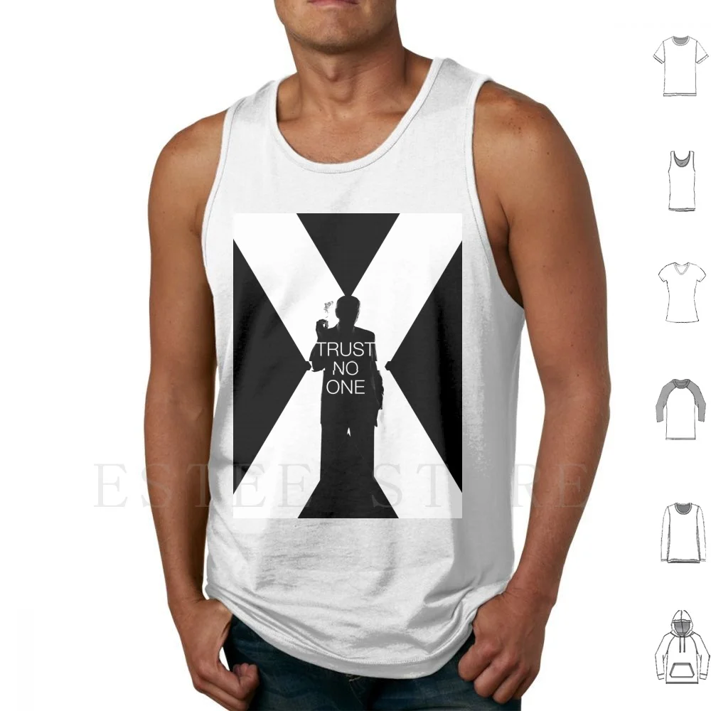 ? ? ? Trust No One X Files ? ? ? Tank Tops Vest Cotton Trust No One Trustno1 X Files The X Files Txf Xf Mulder Scully
