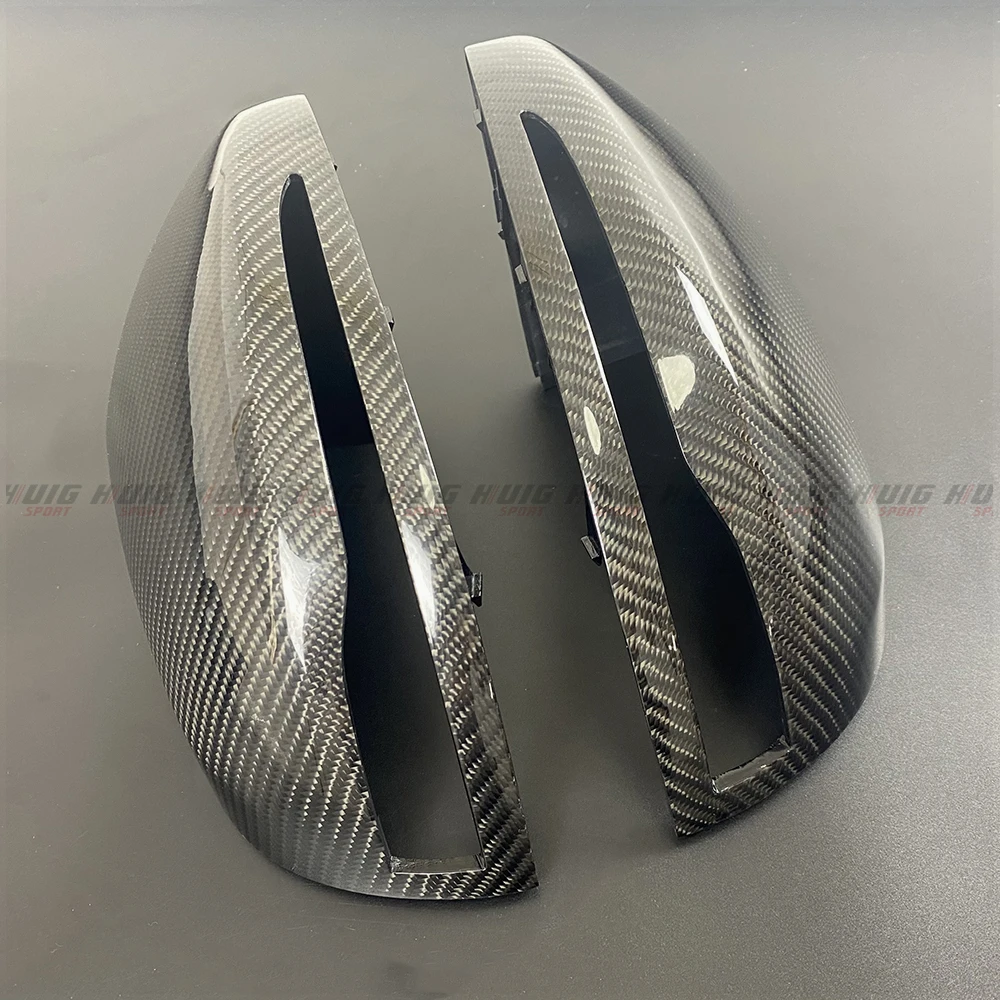 Real carbon fiber mirror cover car rearview side mirror caps For Mercedes Benz W447 V Class V250 V260 V220 2014-2021