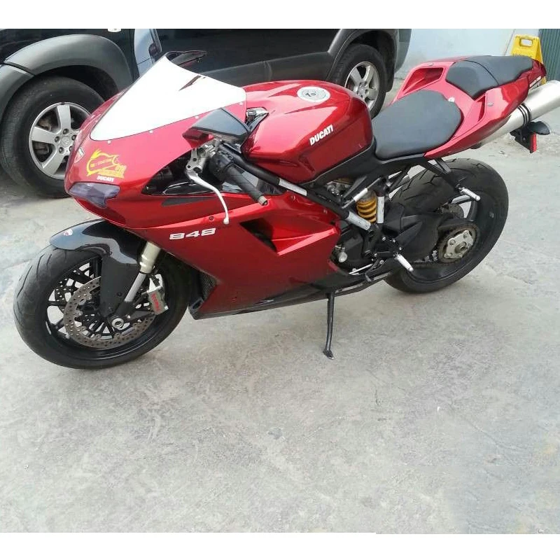 Windscreen For Ducati 848 1098 1198 S R 2007 2008 2009 2010 2011 2012 2013 Screen Deflectors Windshield Smoke Iridium