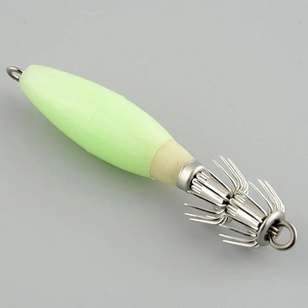 35% Discounts Hot! 1 Pc 9.5cm Luminous Glow in Dark Squid Cuttlefish Hook Hard Bait Fishing Lure