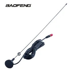 Baofeng – antenne Radio de voiture UT-108UV Gain antenne SMA-F UHF VHF support magnétique pour talkie-walkie UV-5R BF-888S UV-5RE UV-82