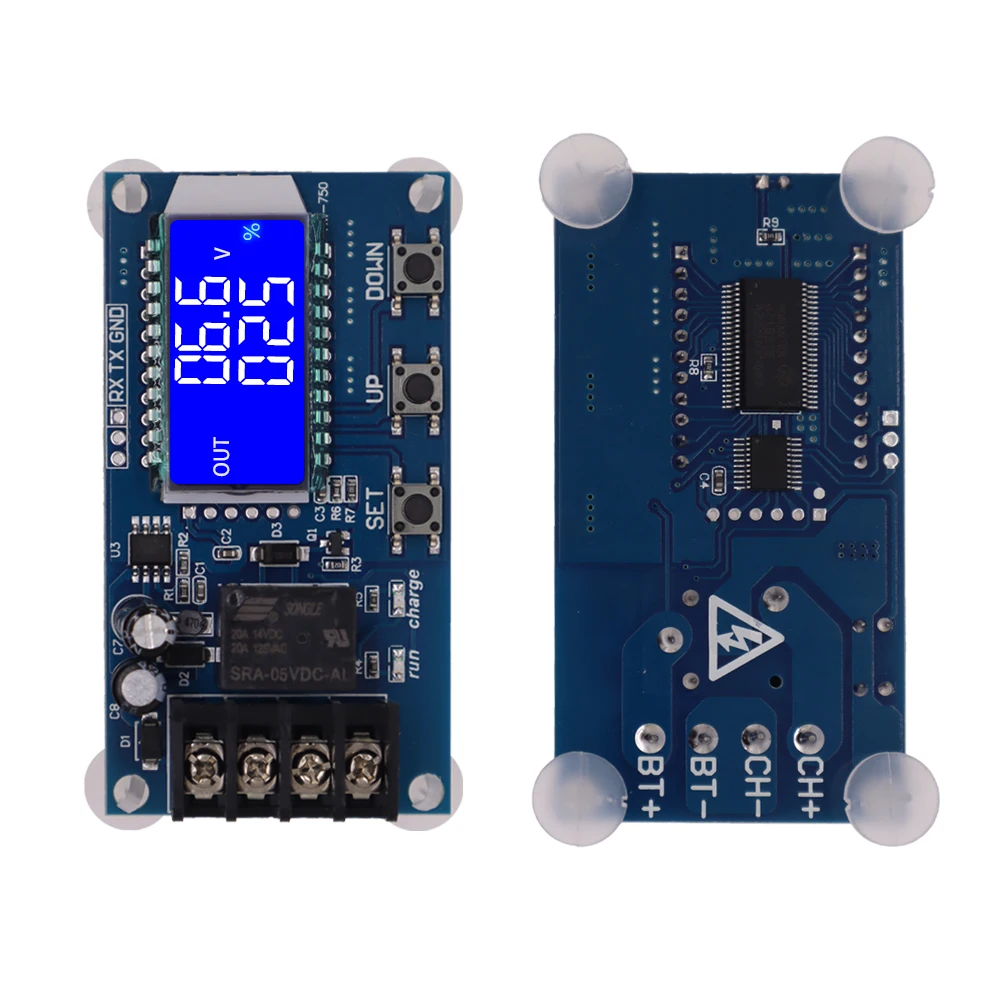 XY-L10A 6-60v 10A Lead-acid Solar Storage Battery Charge Controller Module Protection Board charger Time Switch Battery Capacity