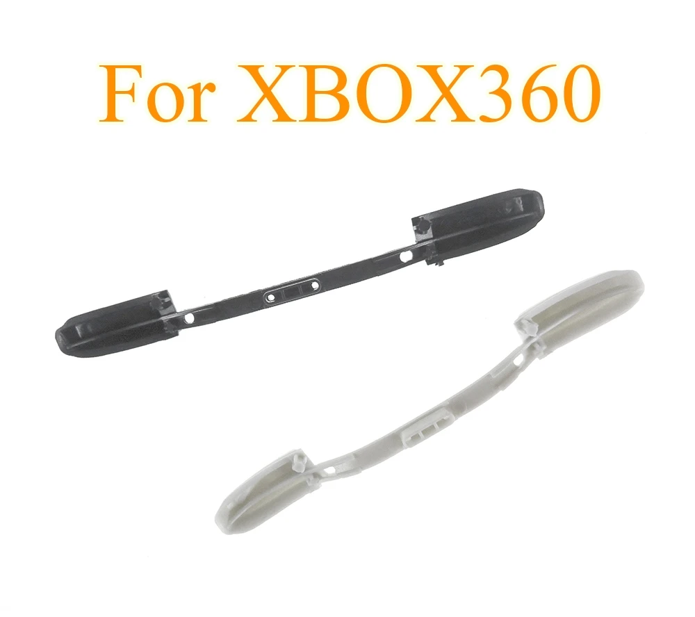 Kit pulsanti bianco e nero 2 pezzi paraurti LB RB per XBOX360 maniglia cablata e wireless striscia di copertura pulsante LB RB