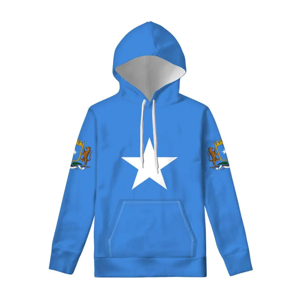 SOMALIA pullover diy free custom photo name number som sweatshirt nation flag soomaaliya federal somali print text hoodie