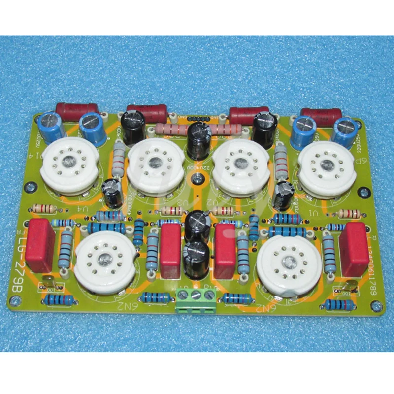 6N2+6P15 beautiful sound Dynaco amplifier push-pull line stereo amplifier board 6N2 tube amplified inverting push-pull output