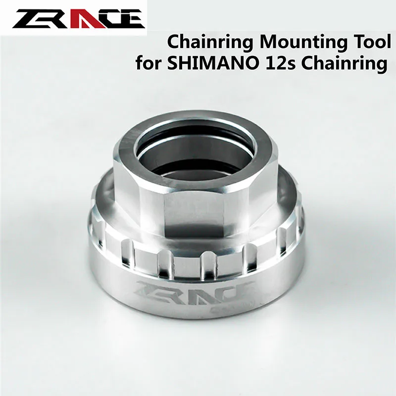 ZRACE 4 in 1 Bottom Bracket Wrench Tool And 12s Chainrings Mounting Tool, For SRAM DUB, SHIMANO BSA / FC-25 / FC-24 Bike Tools