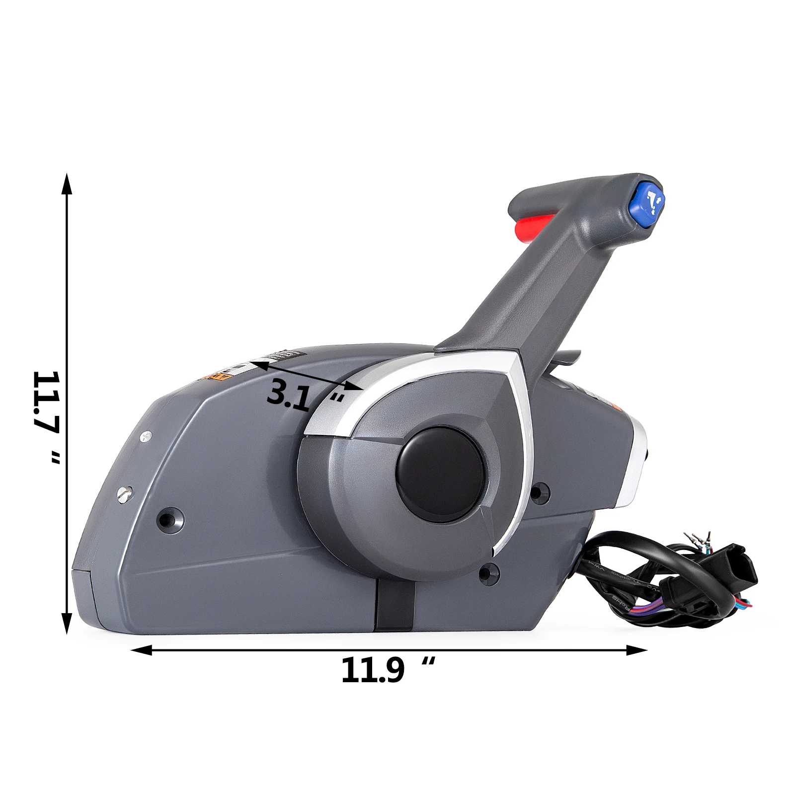 VEVOR 5006180 Outboard Remote Control Box Side Mount Throttle Shifter Boat Accessories For Johnson / Evinrude / BRP After 1996