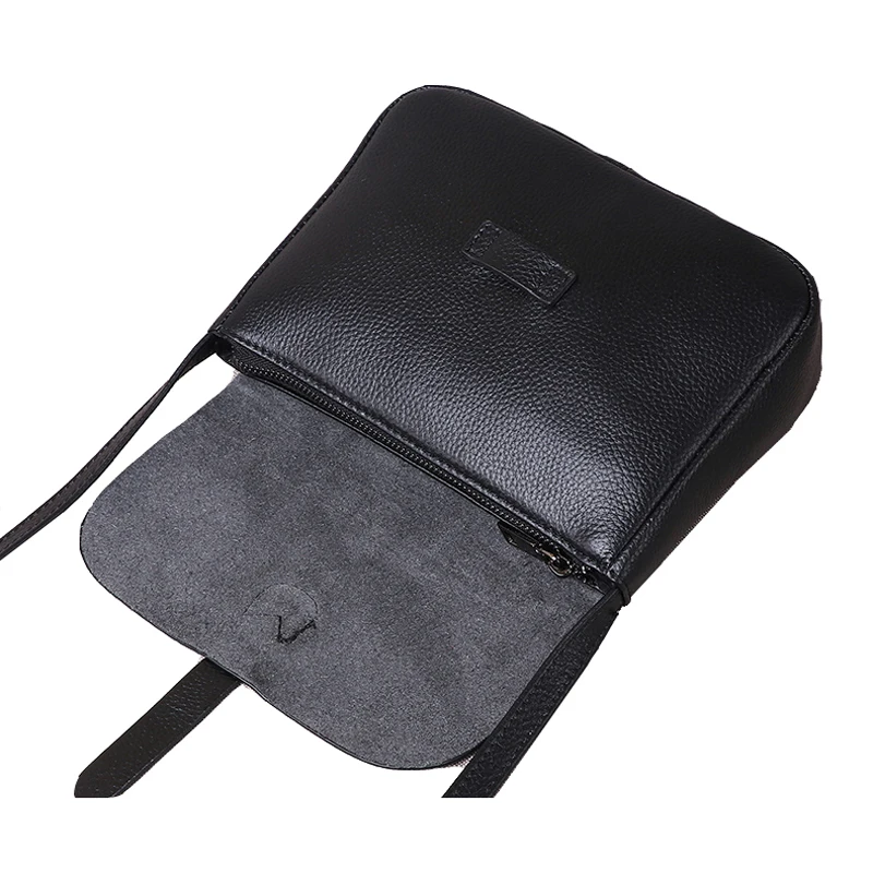 Genuine Leather Flap Crossbody Bags For Women Small Shoulder Messenger Bag Fashion Ladies Purses and Handbags Female sac a main