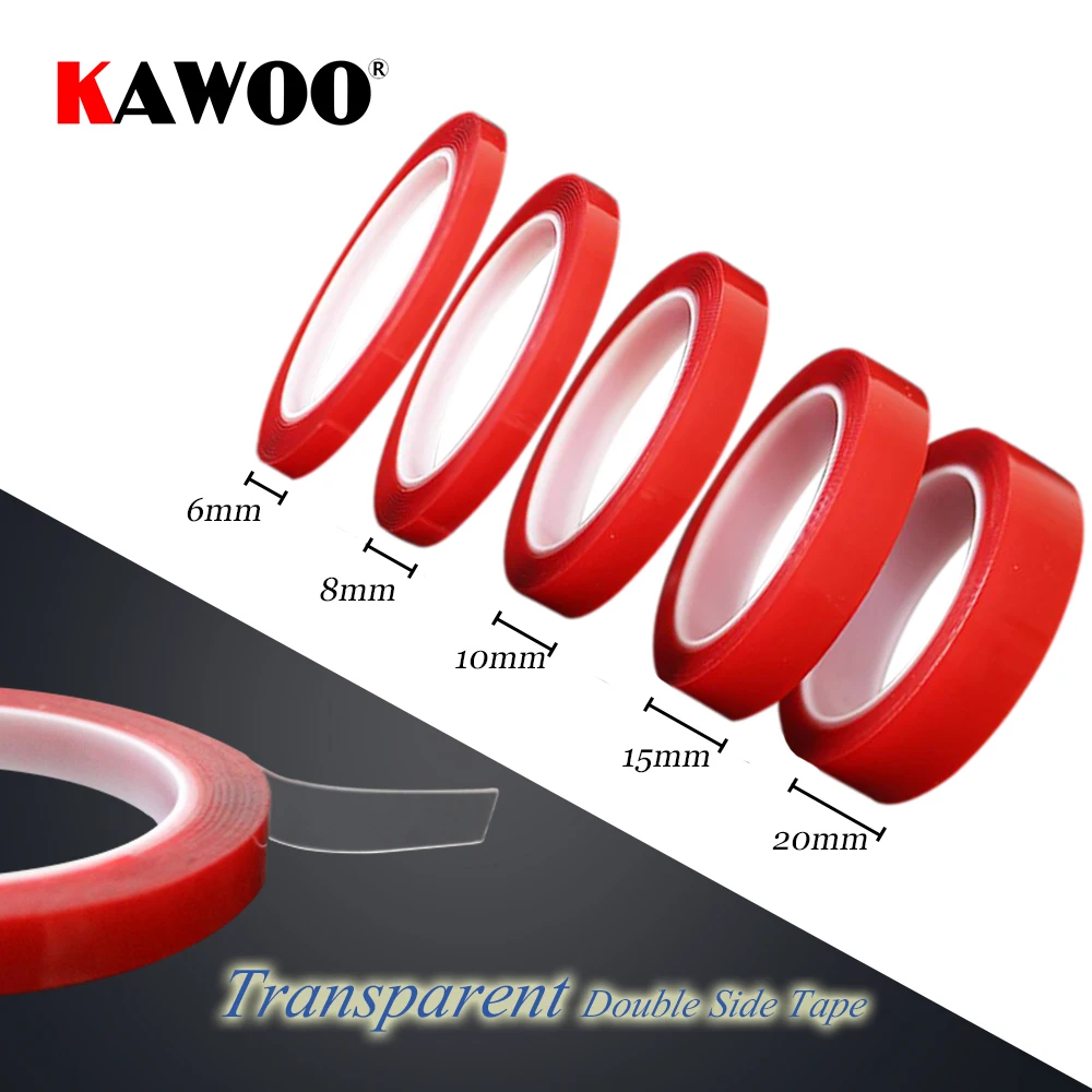 

3 м прочная Автомобильная Прозрачная Клейкая Двусторонняя клейкая лента клеевые наклейки для салона автомобиля высокофиксированные акрил...