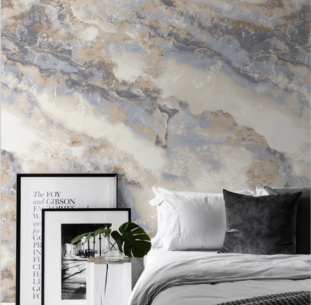 custom Retro rust texture shading wall covering background mural wallpaper for wall papers home decor Stickers house decoration