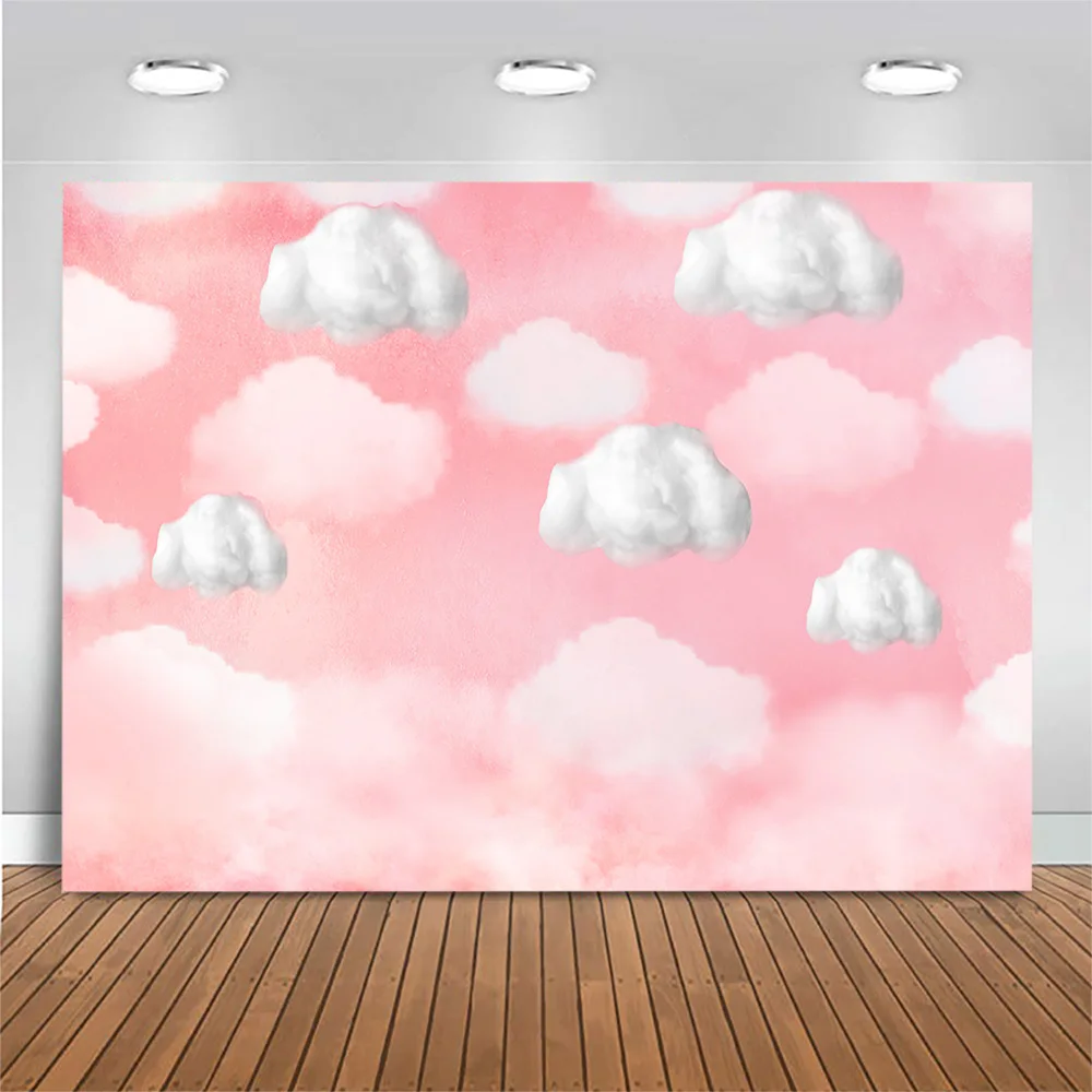 خلفية الغيوم البيضاء للتصوير الفوتوغرافي للأطفال حديثي الولادة خلفية صورة لاستوديو الصور ليتل ستار استحمام الطفل خلفية الصورة