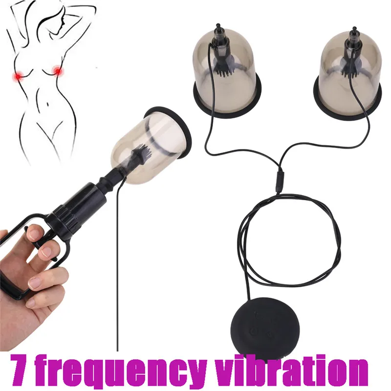 Nipple Stimulation Sucker Licking Vibrator 7 Modes Rotation Breast Masturbation Chest Massage vacuum pump Sex Toys for Women